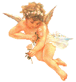 Angelas su gėle
